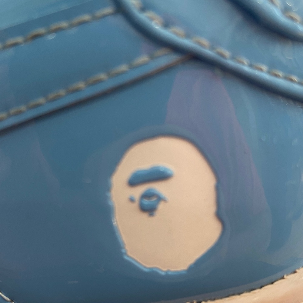 A Bathing Ape BAPE Bapesta Blue Bath Mat Size 9.5 DISCONTINUED COLOR!! 🔵 - Picture 12 of 12